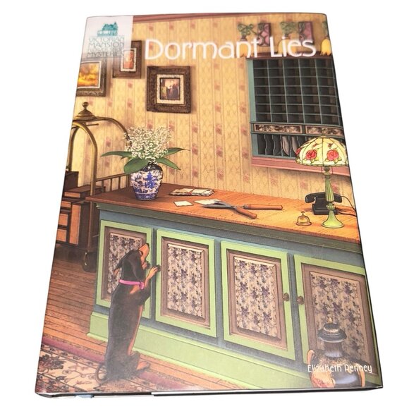 Victorian Mansion Flower shop Mysteries: Dormant Lies with Dust Jacket Bookmark - Picture 2 of 7